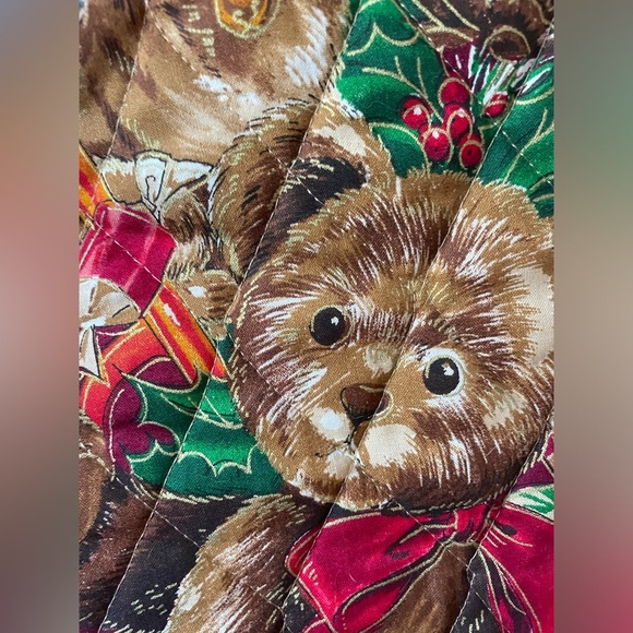 Vintage GIANT Quilted Christmas Stocking - Picture 8 of 8